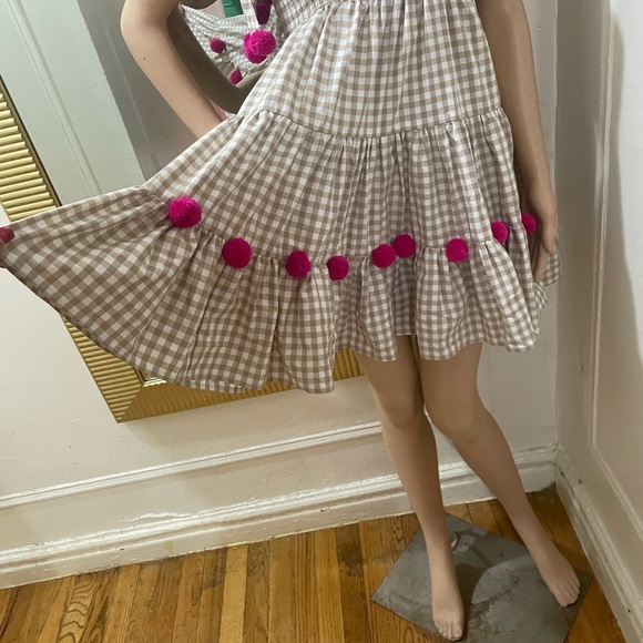 Sundress Beige Textured mini dress - Picture 9 of 11